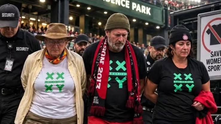 Fans Ejected from Stadium Over Pro-Women Shirts, Then Allegedly Attacked by Pro-Trans Activists Using Flagpoles