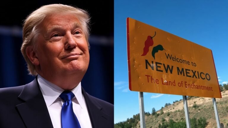 Trump Calls on New Mexico to “Immediately” Rename Itself “New America”